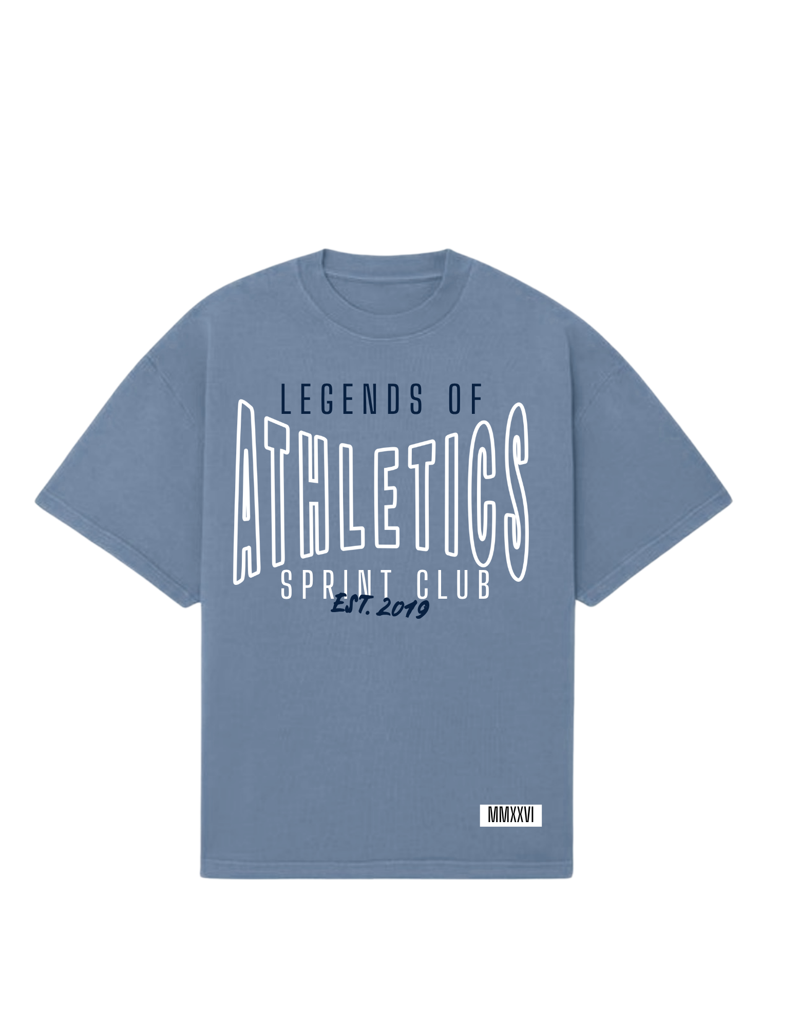 SPRINT CLUB TEE in DUSK BLUE